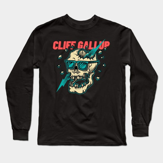 cliff gallup Long Sleeve T-Shirt by Maria crew